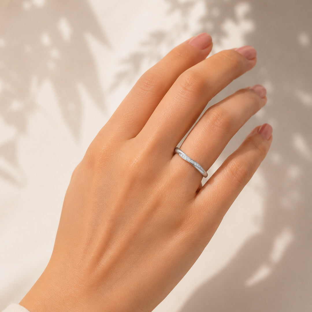 Love Entwined Bypass Band Ring