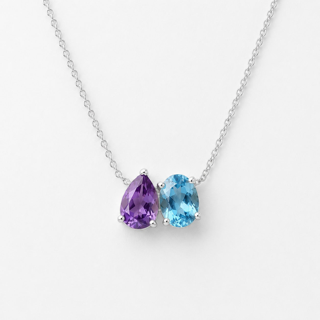 Toi Et Moi Birthstone Necklace