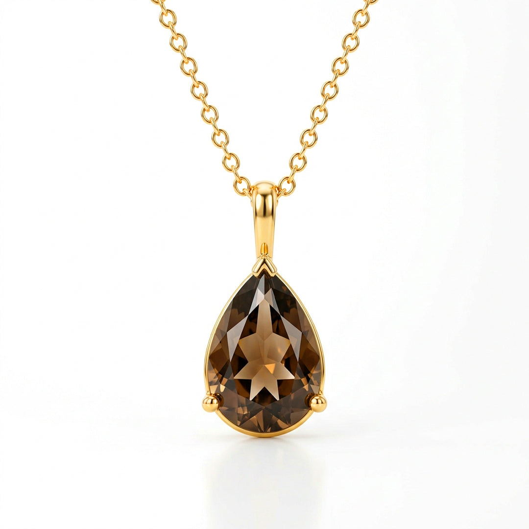 Pear Radiance Pendant Necklace
