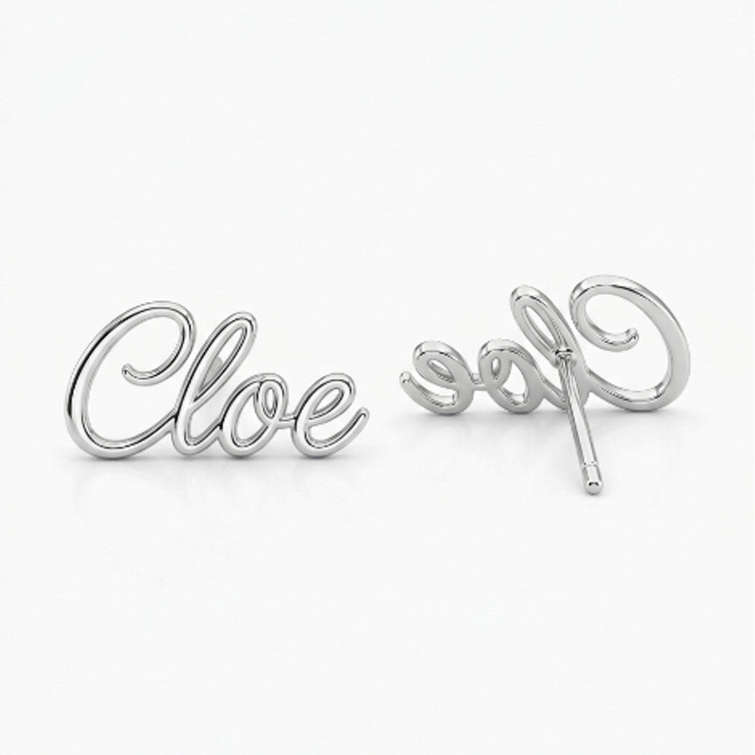 Custom Name Earrings