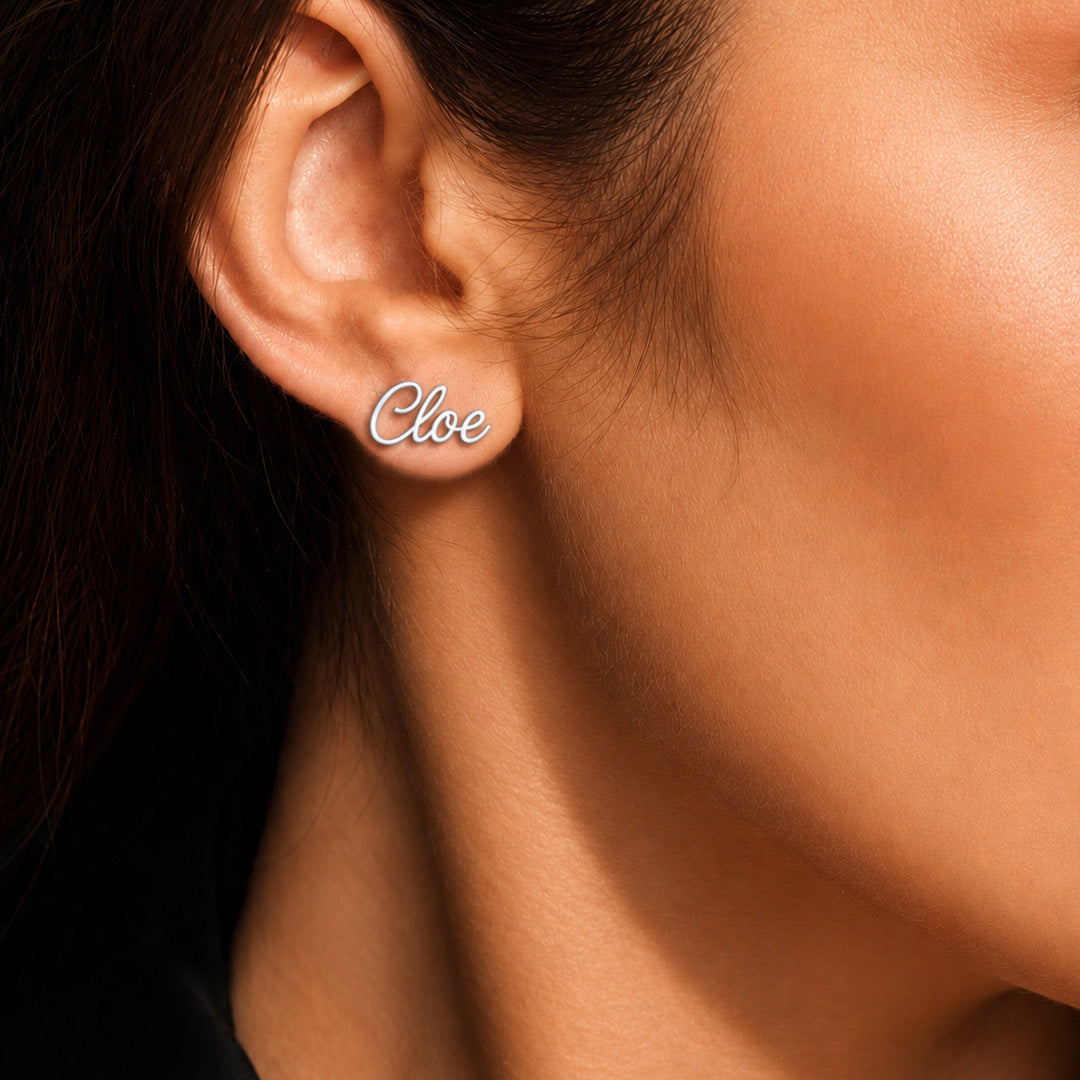 Custom Name Earrings