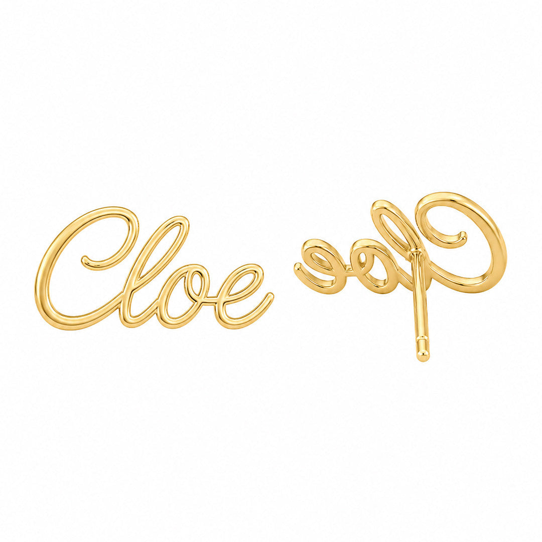 Custom Name Earrings