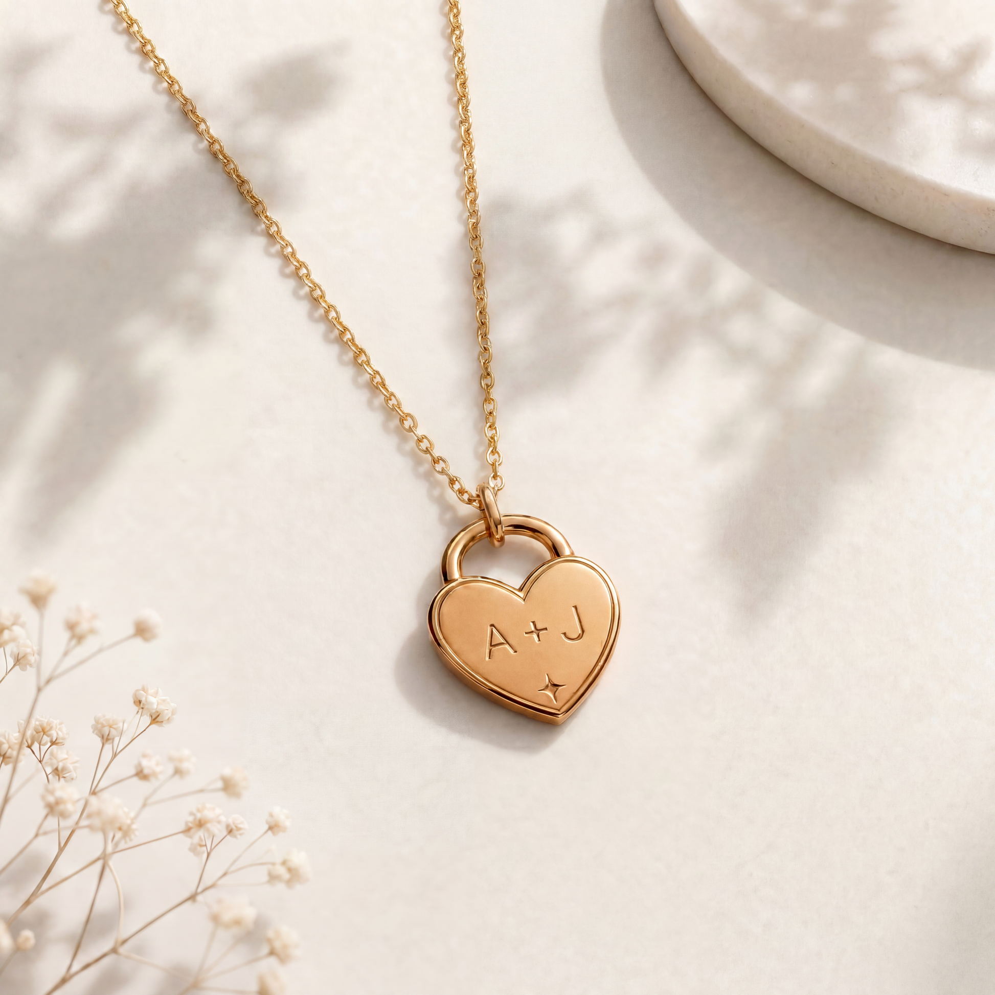 Heart Lock Necklace