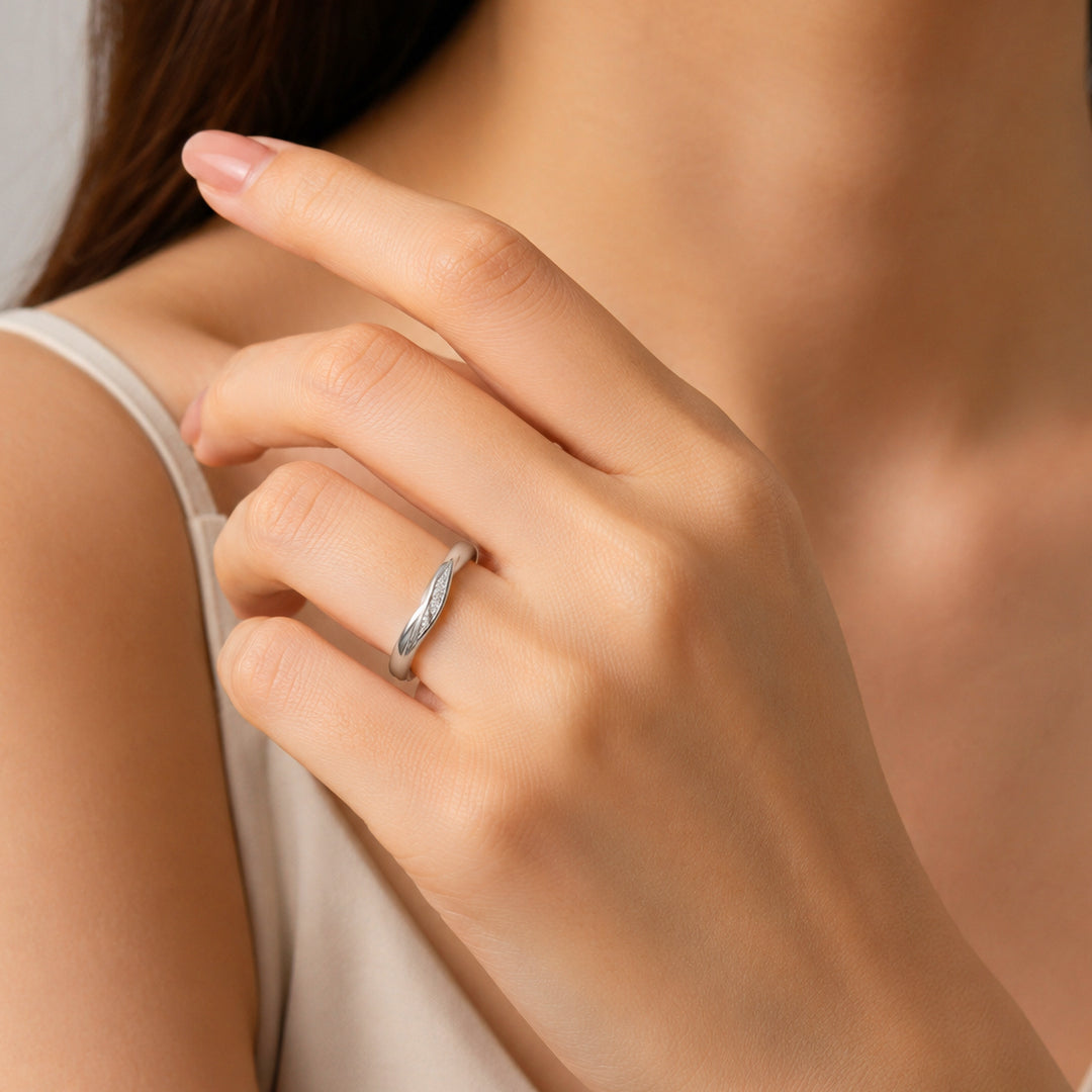 Eternal Ripple Custom Promise Ring