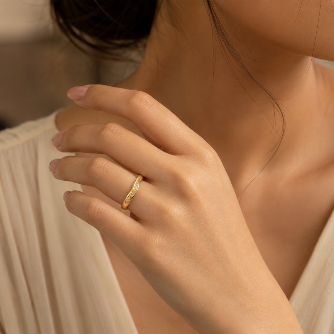 Eternal Ripple Custom Promise Ring