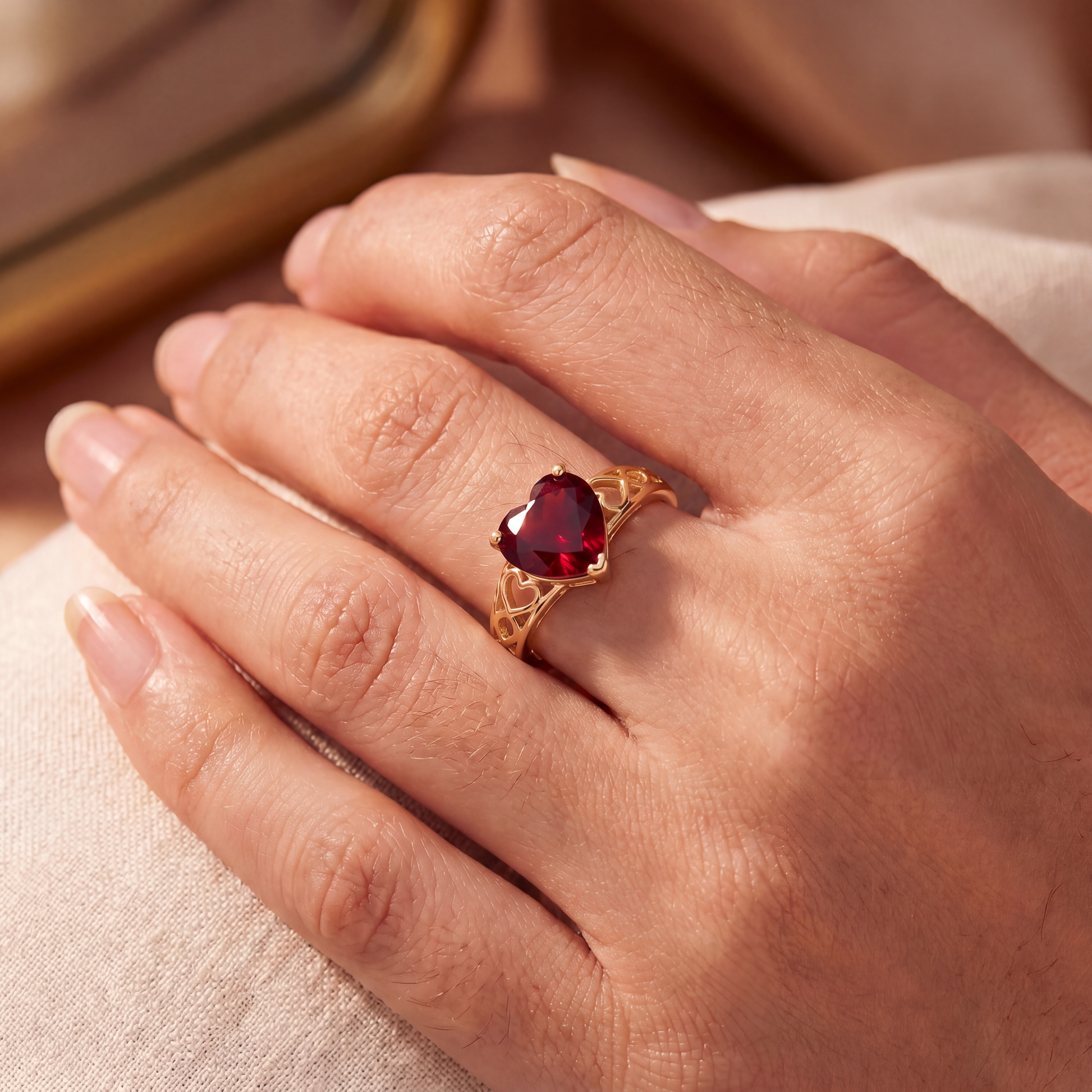 Infinity Love Heart Ring