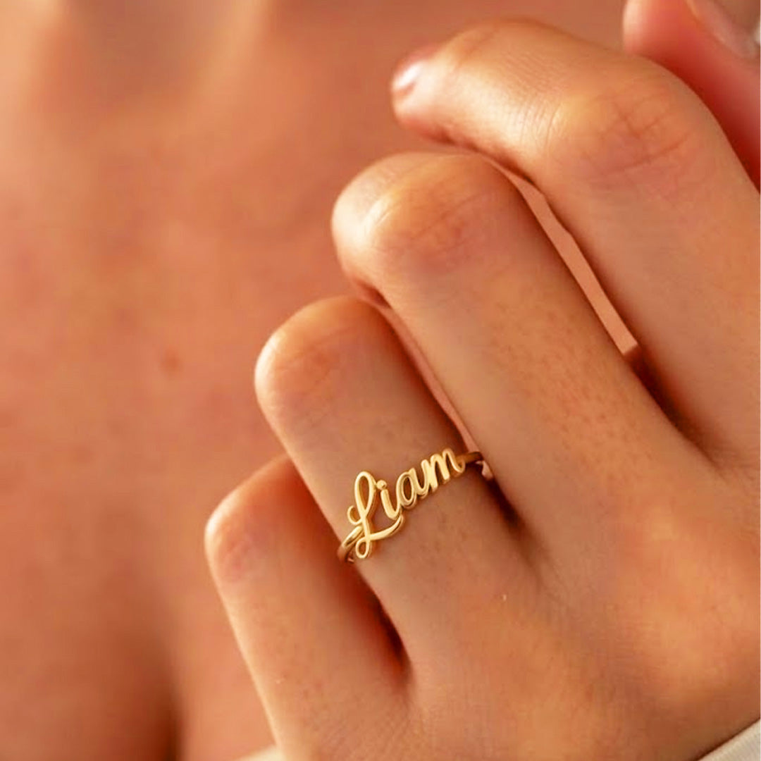 Custom Name Ring