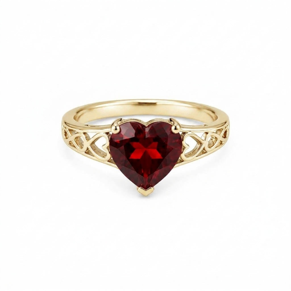Infinity Love Heart Rings