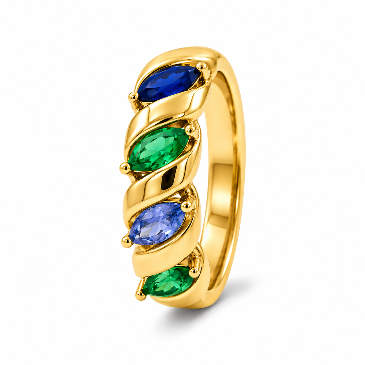 Marquise Birthstone Ring