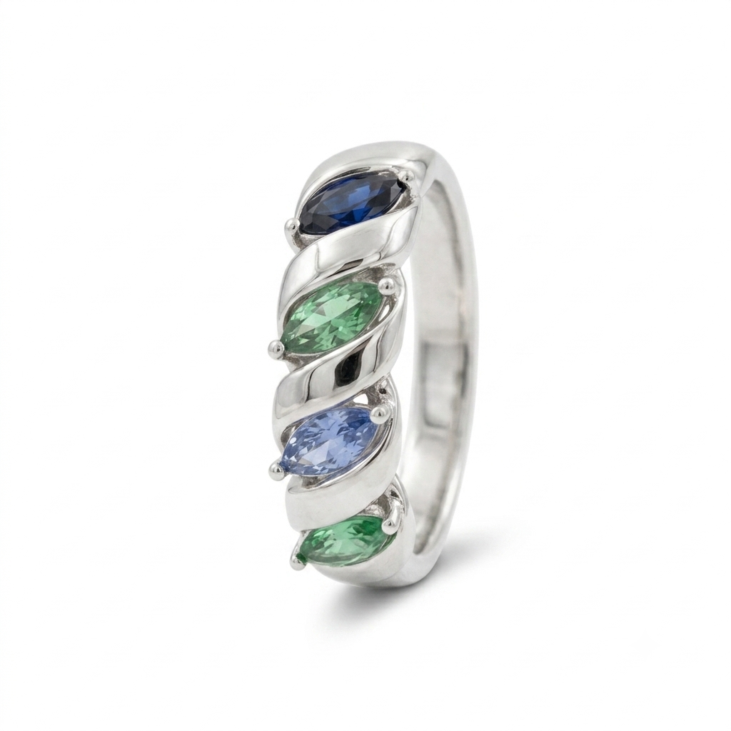 Marquise Birthstone Ring