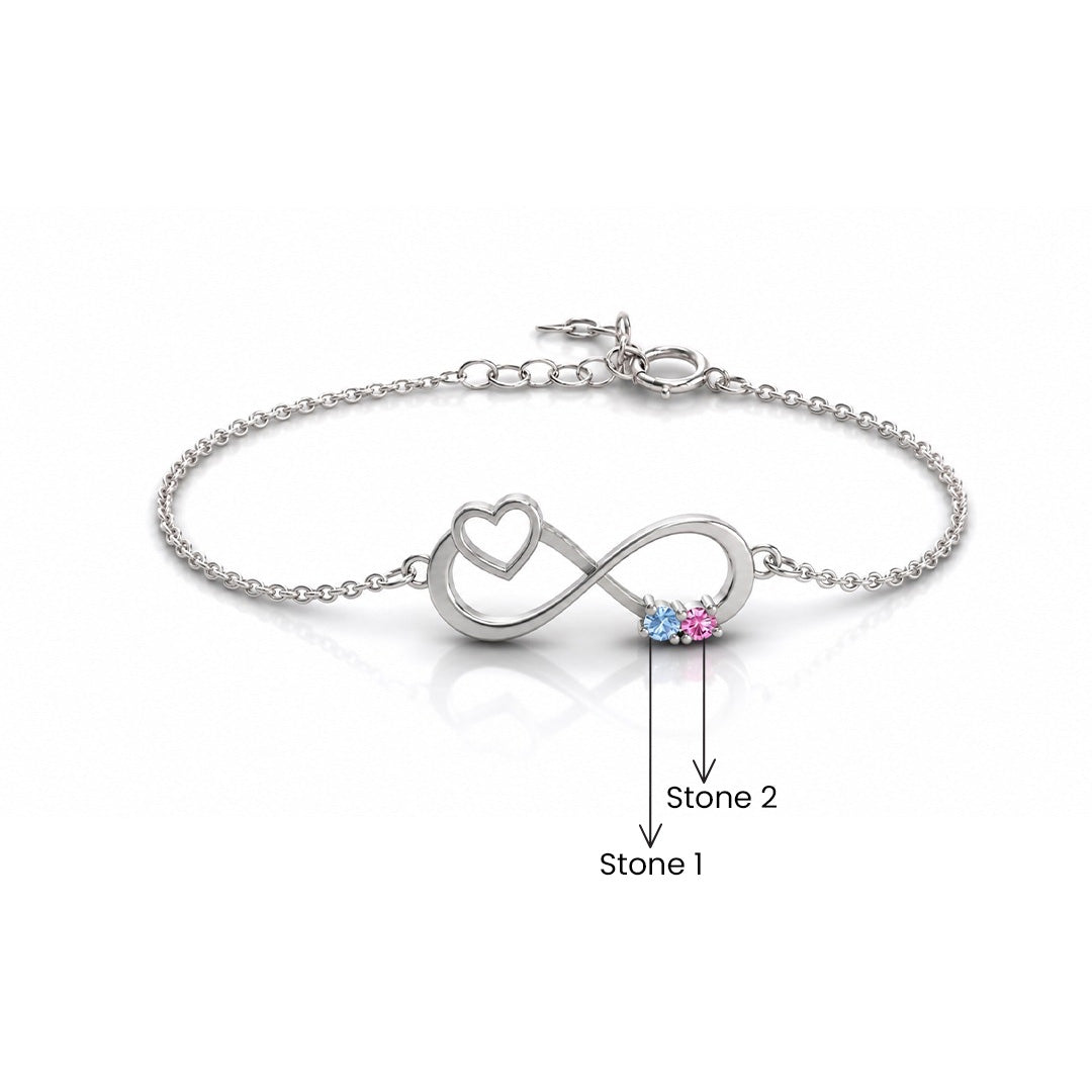 Infinity Heart Bracelet