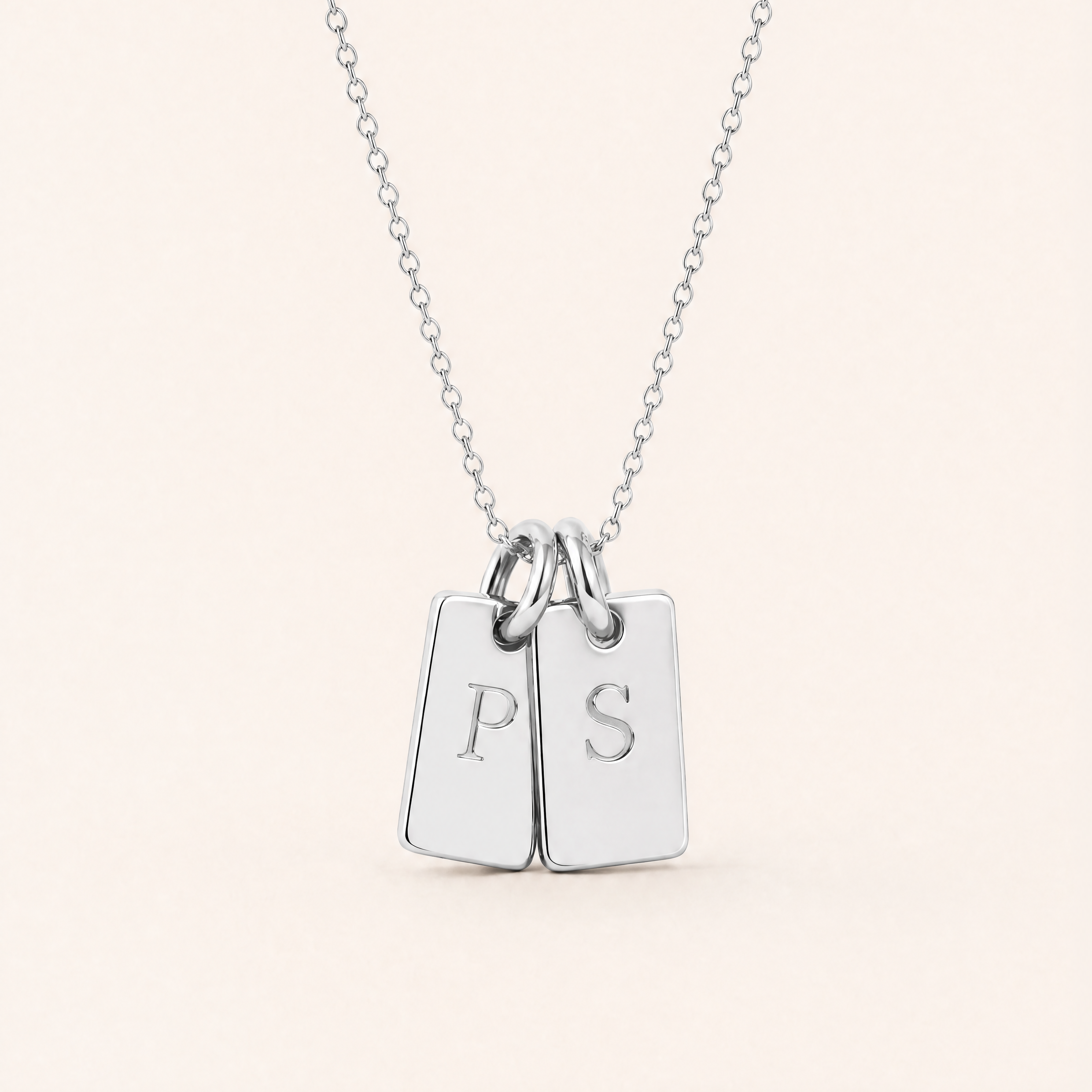 Initial Tag Necklace