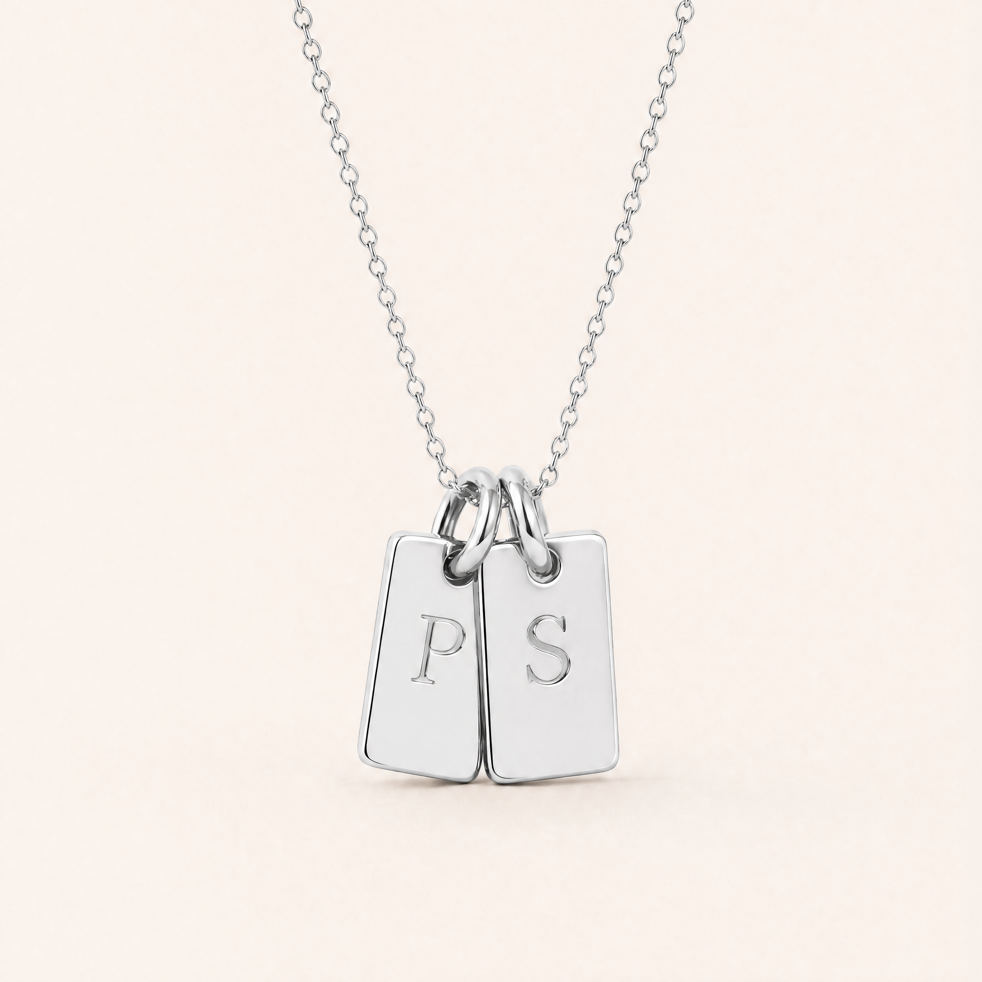 Initial Tag Necklace