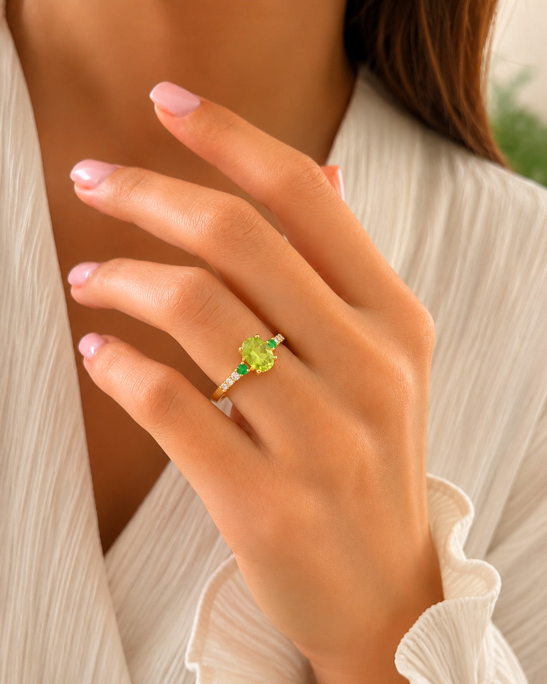Three Stone Eternity Ring