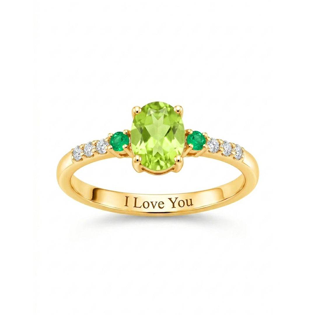 Three Stone Eternity Ring
