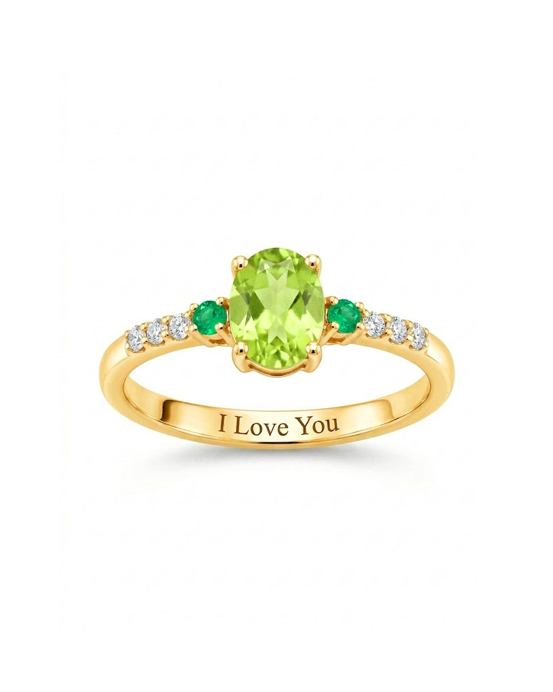 Three Stone Eternity Ring